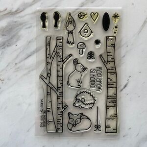 The Alley Way Stamps Branching Out Stamp Set Woodland